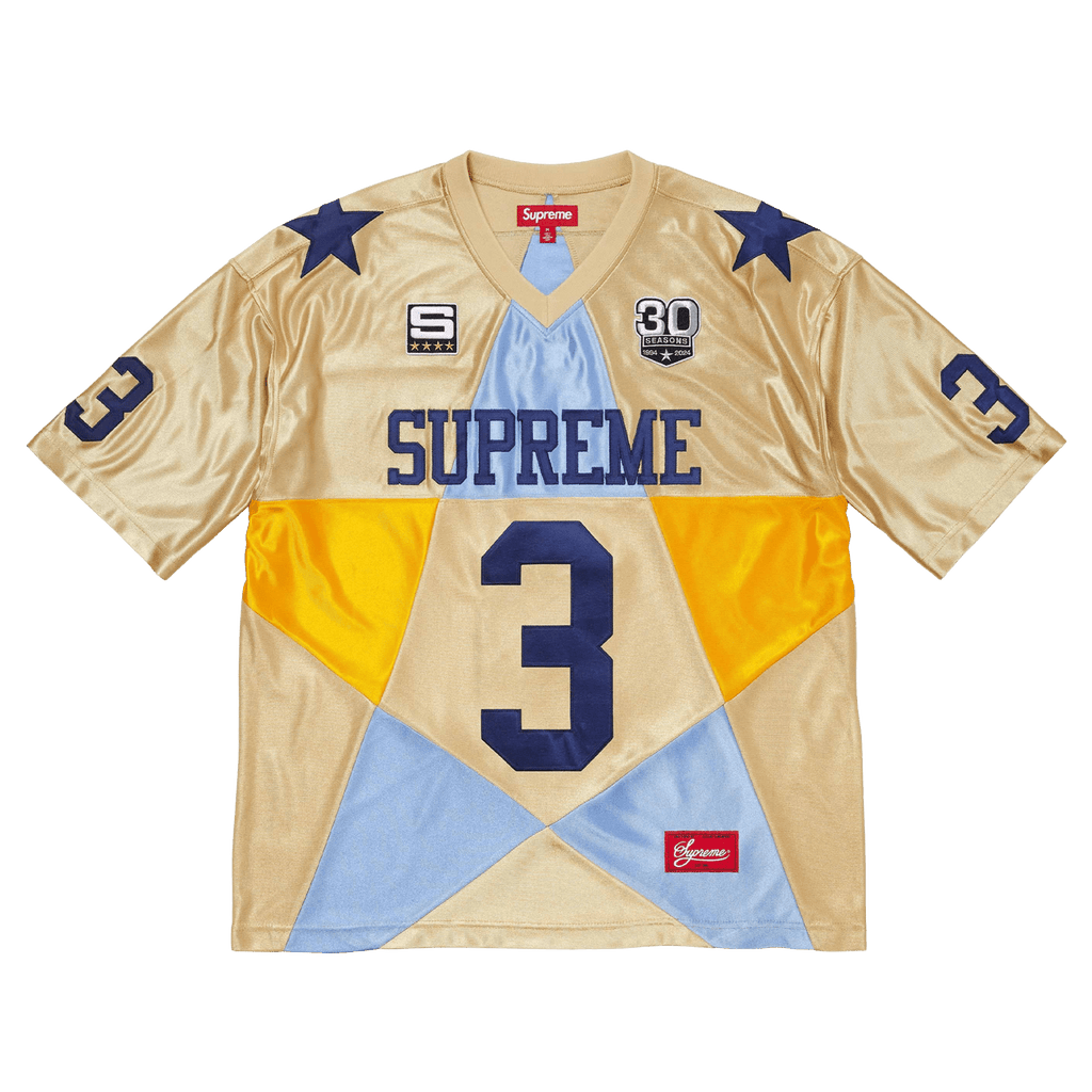 Supreme Star Football Jersey 'Gold' - Kick Game