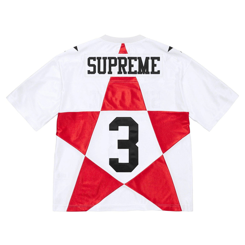 Supreme Star Football Jersey 'White' - Kick Game