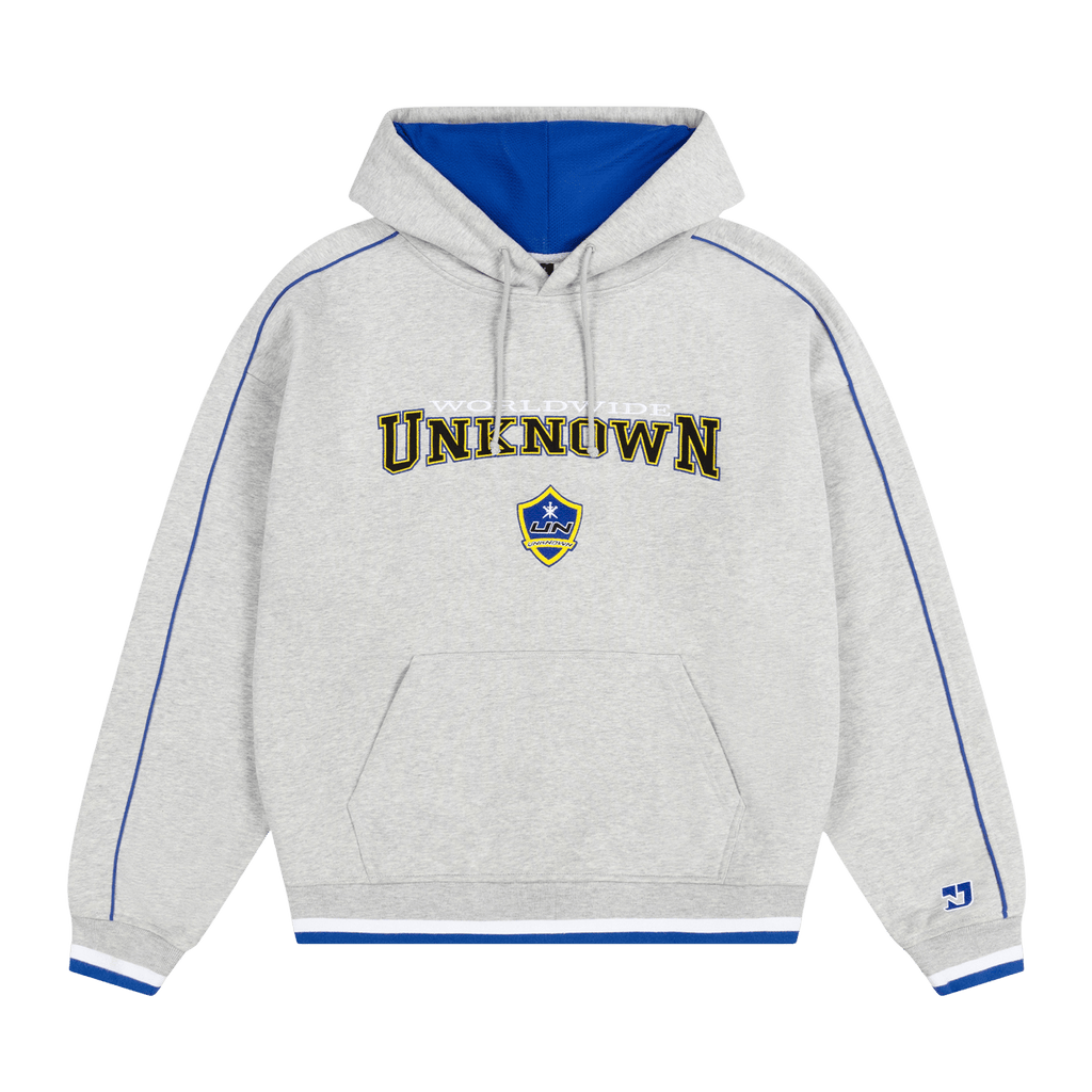 Unknown College Hoodie 'Grey' - Kick Game