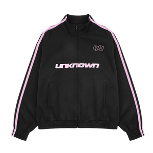 Unknown Pink Stripe Track Top