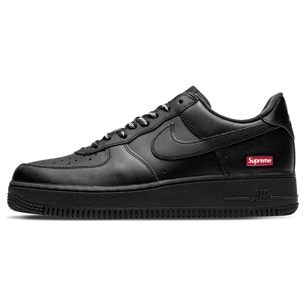 Supreme x Nike Air Force 1 Low 'Box Logo - Black' - Kick Game