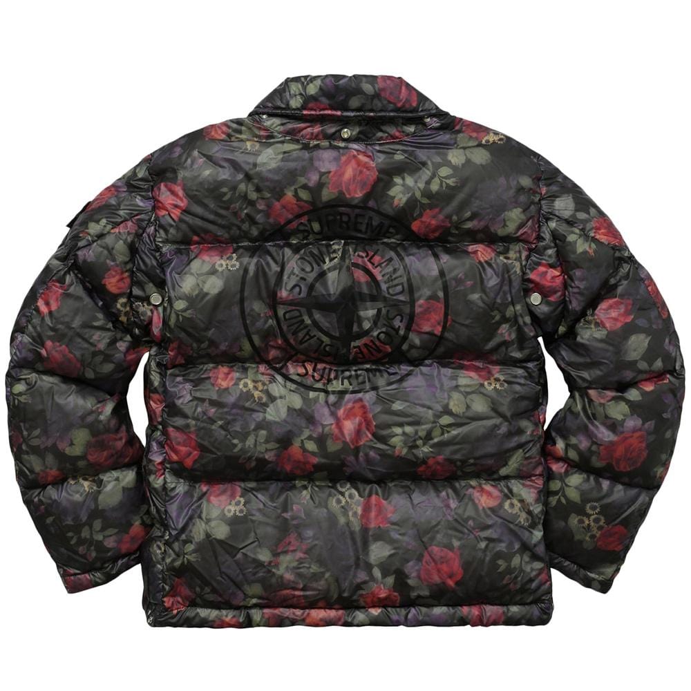 Supreme stone island lamy cover stampato hot sale puffy jacket