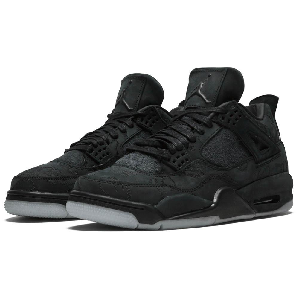 Kaws x shop jordan 4 black