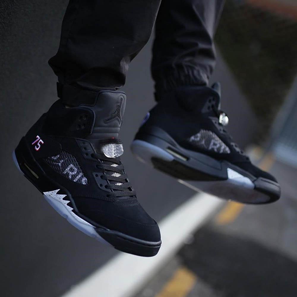 Air Jordan 5 PSG Black — Kick Game