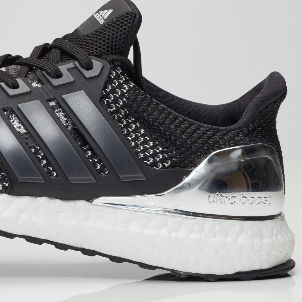 Ultra boost hotsell silver and black