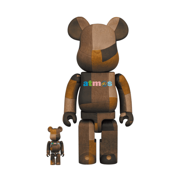 Bearbrick x atmos x Sean Wotherspoon 100% & 400% Set Brown