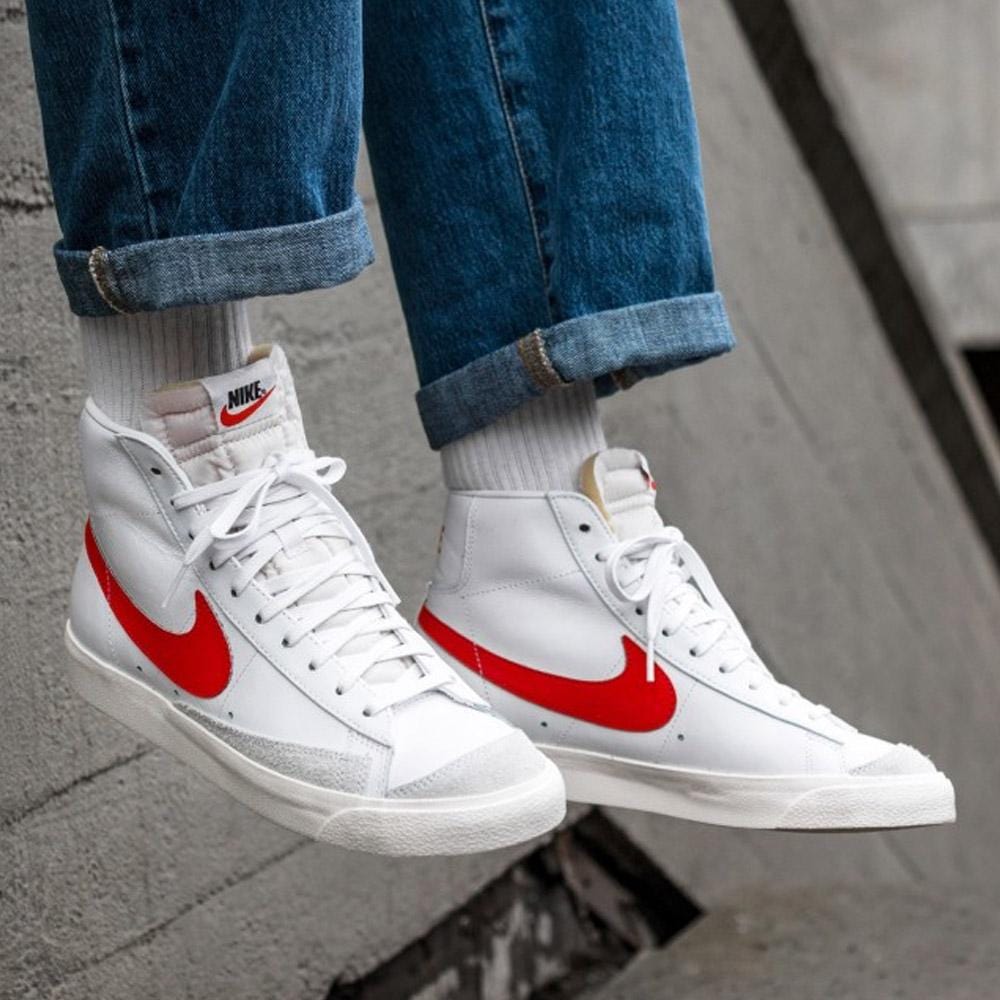 Nike blazer mid cheap 77 vintage habanero red