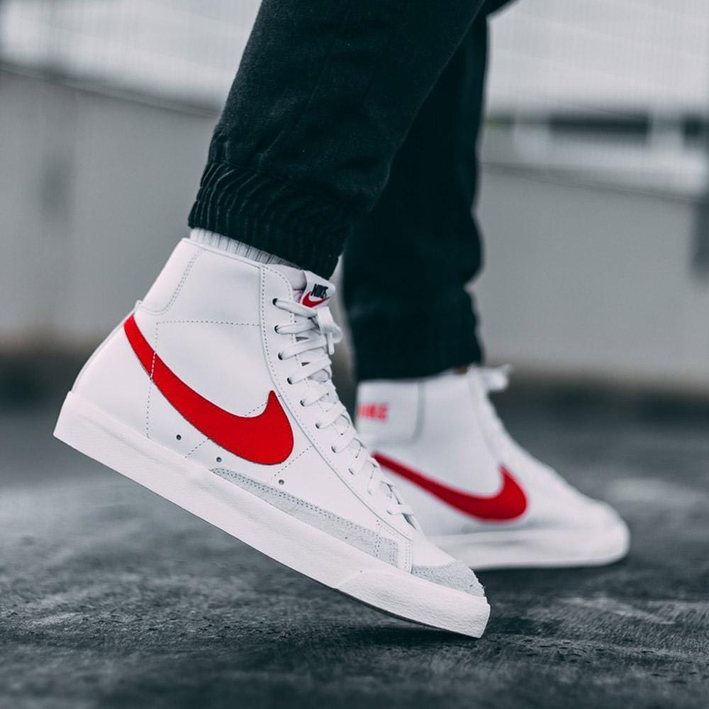 Nike blazer habanero red hotsell on feet