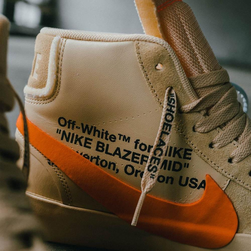 Nike blazer mid on sale off white orange