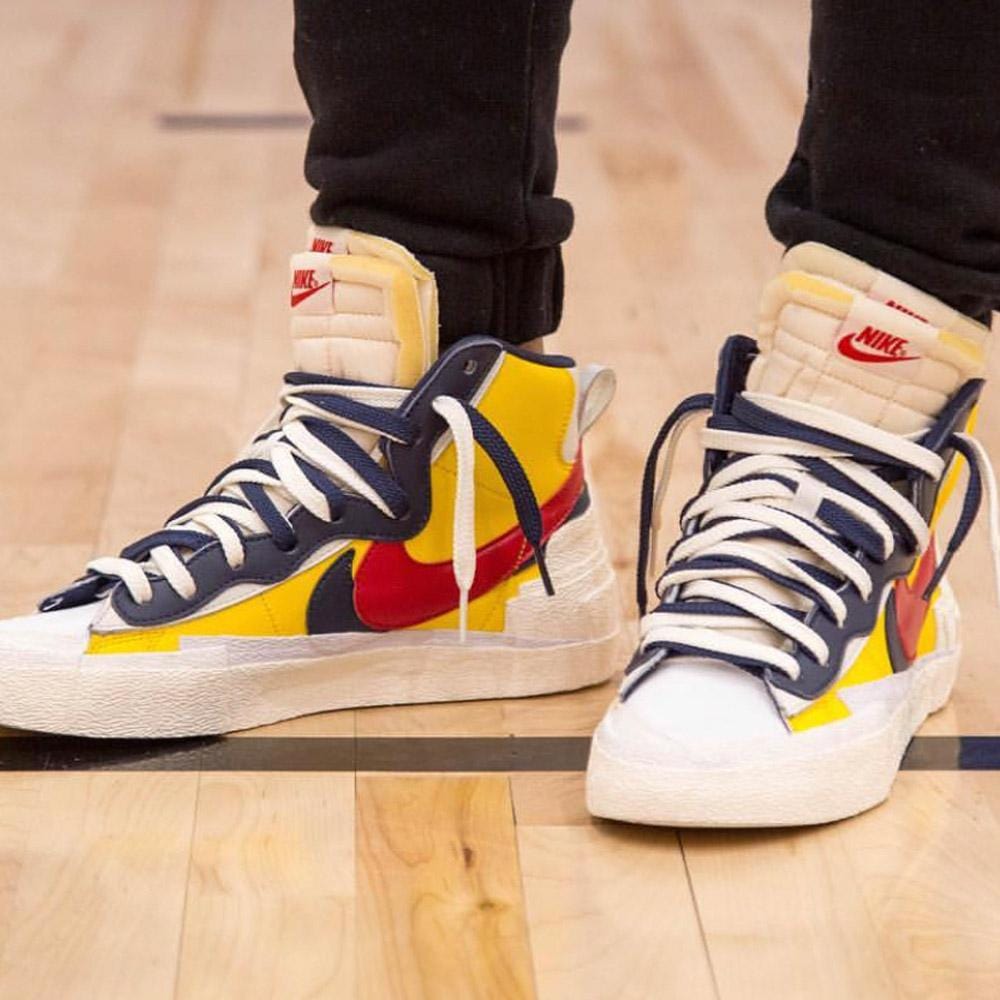 Sacai x Nike Blazer Mid 'Maize Navy'