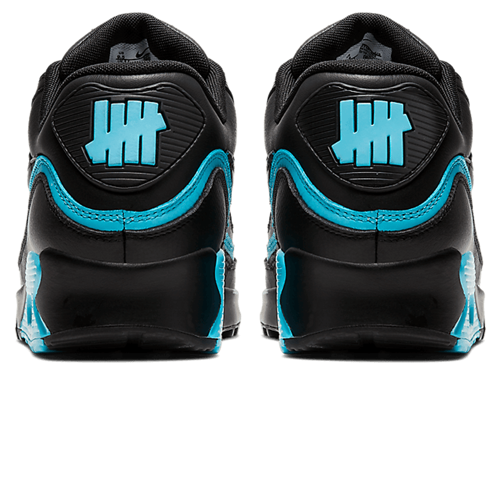 Undefeated x Nike Air Max 90 'Black Blue Fury' - Kick Game