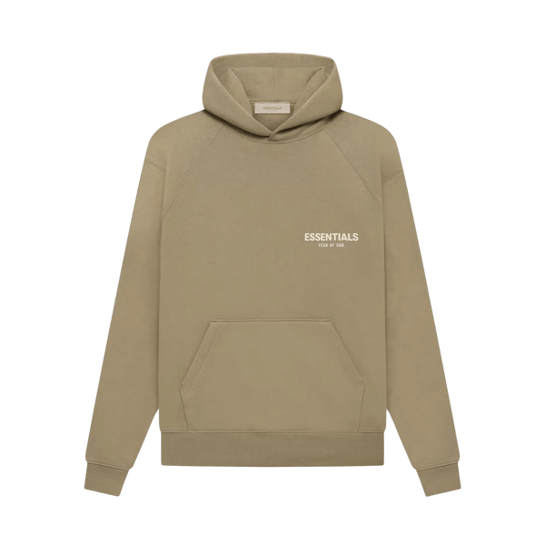 Fear of God Essentials Pullover Chest Logo Hoodie Stretch Limo/Black Men's  - Multiple - US