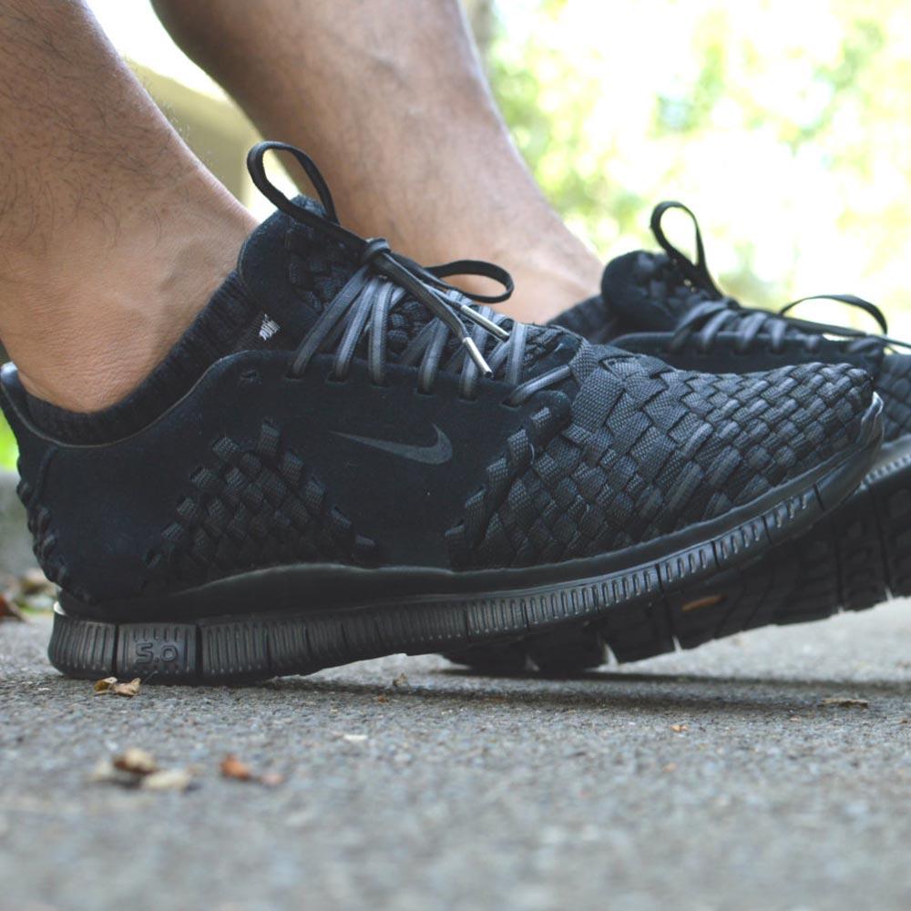 Nike free inneva outlet woven ii triple black