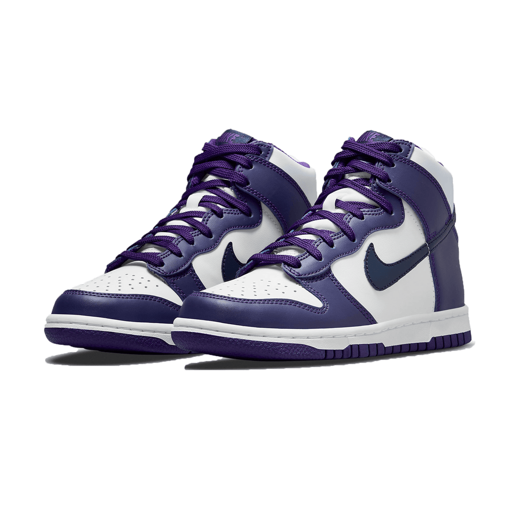 Nike Dunk High Electro Purple Midnght Navy GS 1