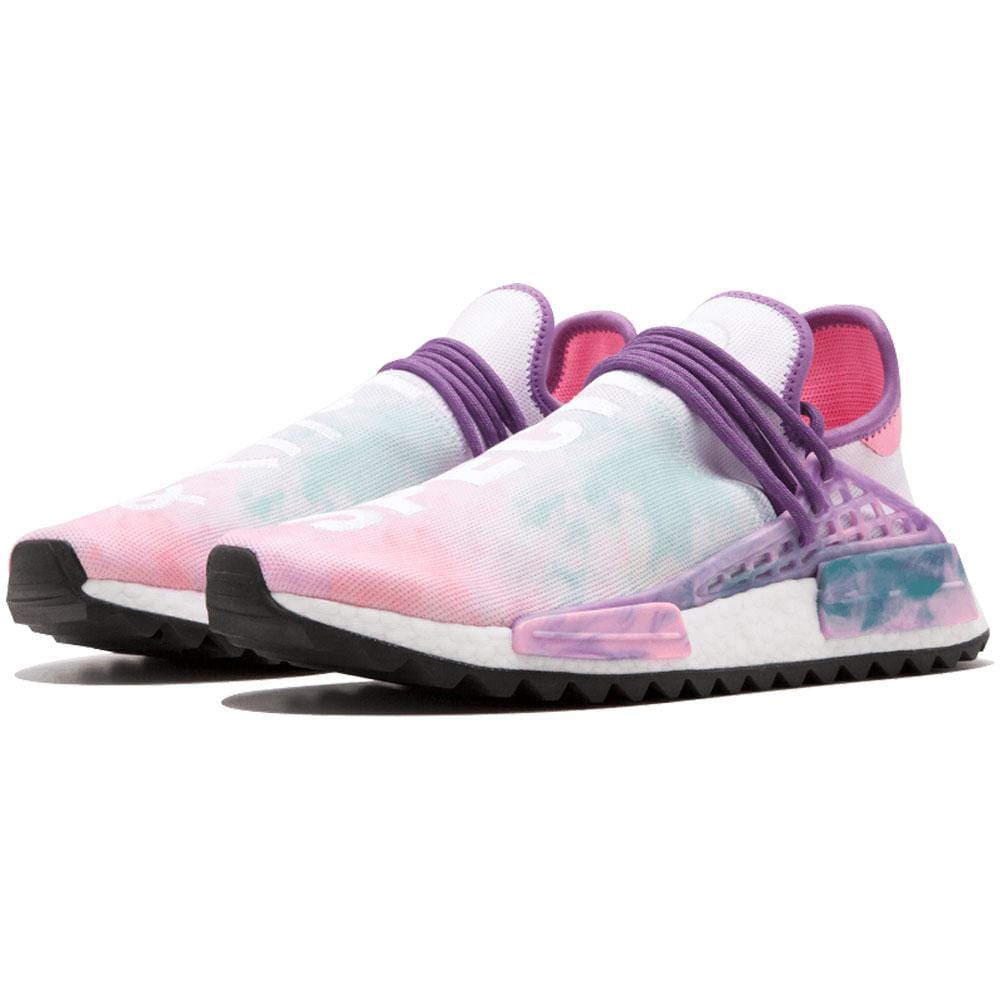 Pharrell x NMD Trail Holi Human Race Pink Glow Kick Game