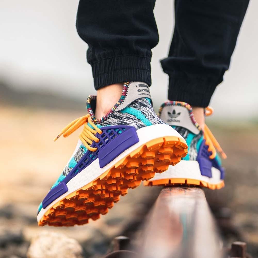 Pharrell x adidas Afro NMD Hu Pack Aqua Multi