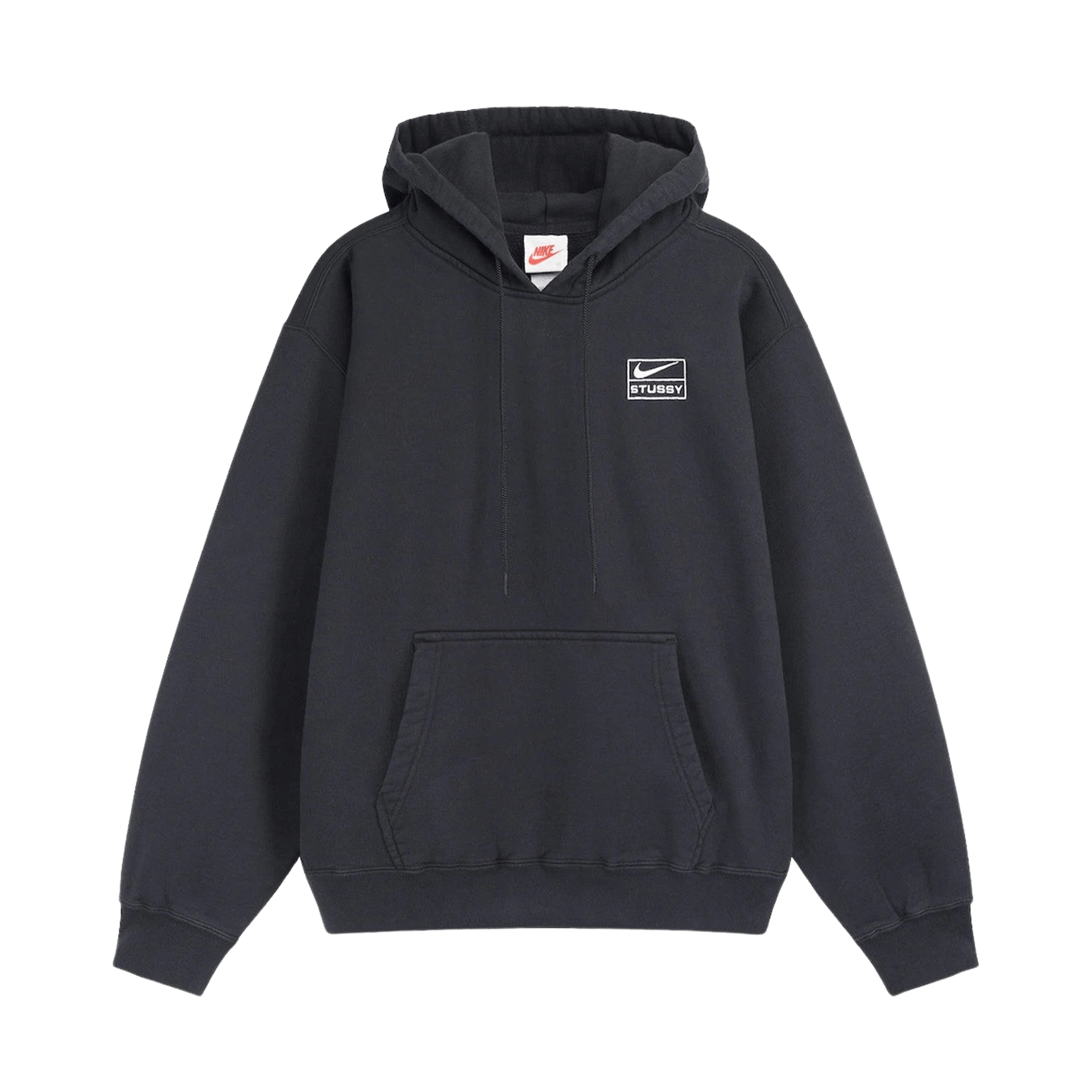 Nike x Stussy Washed Hoodie 'Black' — Kick Game