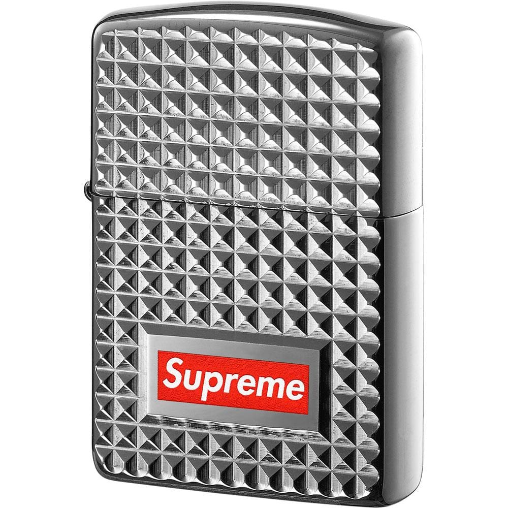 Supreme Diamond Cut Zippo Silver — Kick Game