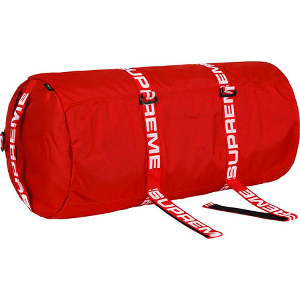 Supreme duffle bag ss18 red on sale