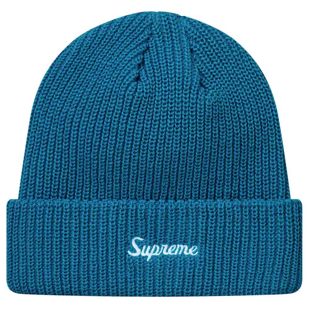 Supreme Loose Gauge Beanie (FW18) Teal — Kick Game