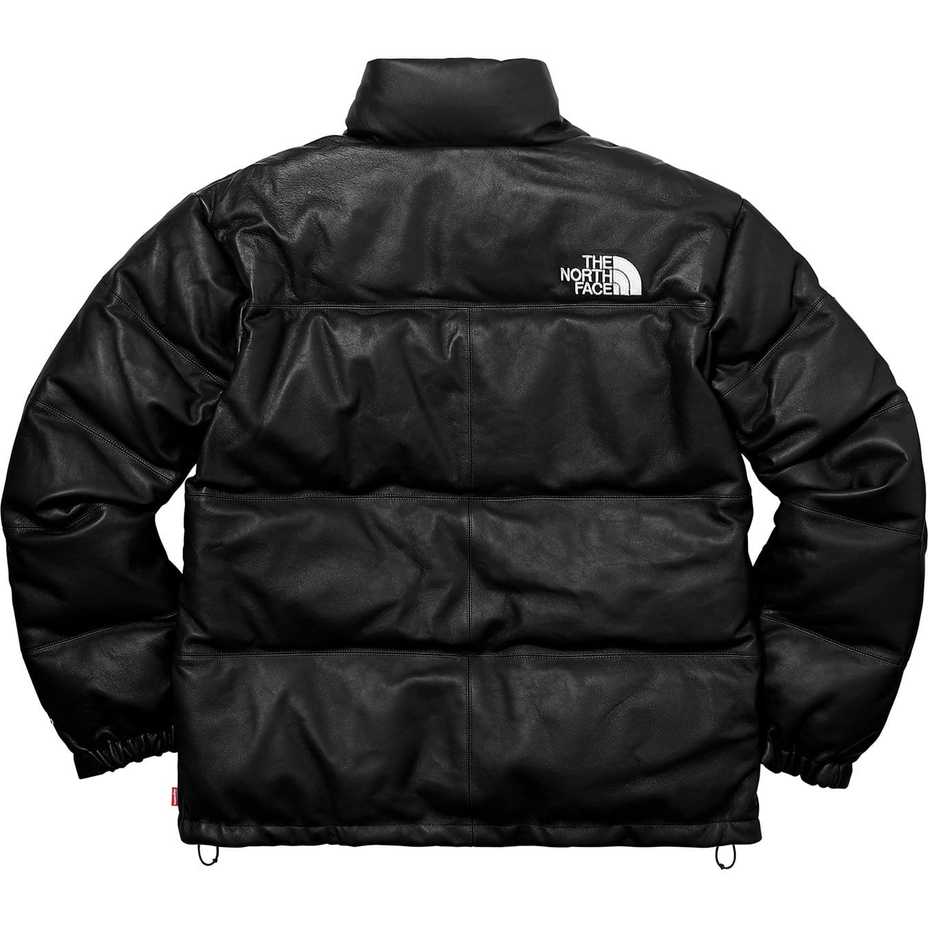 Supreme-The North Face Leather Nuptse Jacket - Black — Kick Game