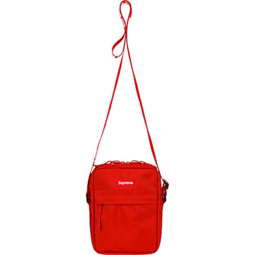 Supreme shoulder best sale bag red ss18