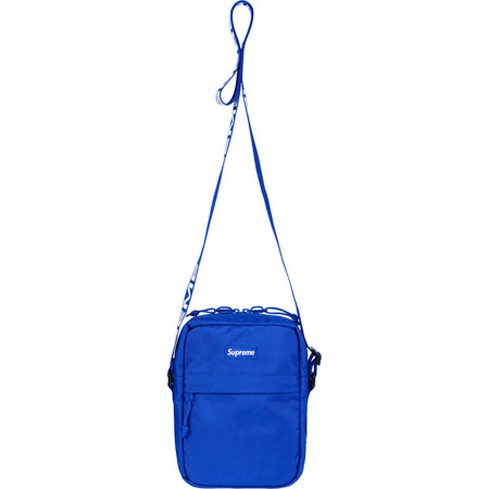 Supreme shoulder bag ss18 blue sale