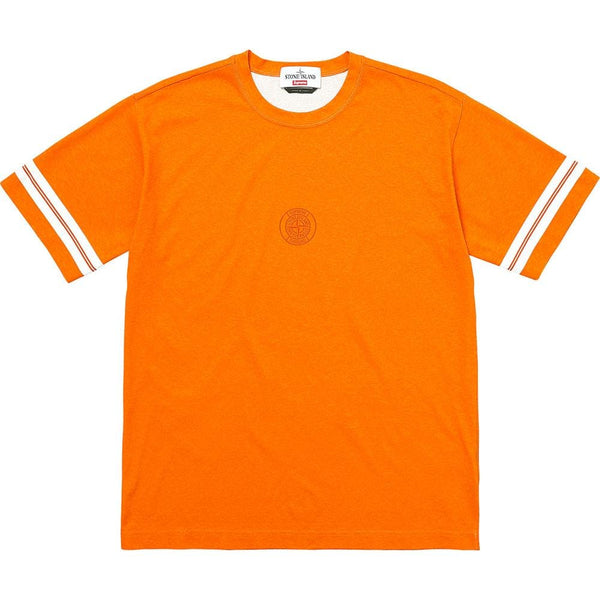 Supreme Stone Island S-S Top - Orange — Kick Game