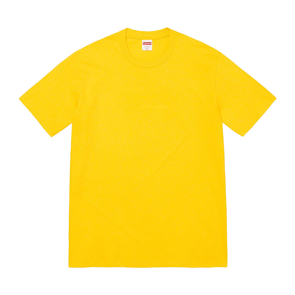Supreme Tonal box Logo Tee 'Yellow'