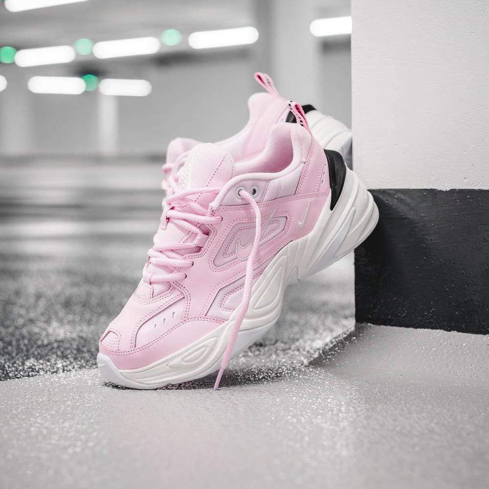 Nike m2k tekno hot sale pink black womens