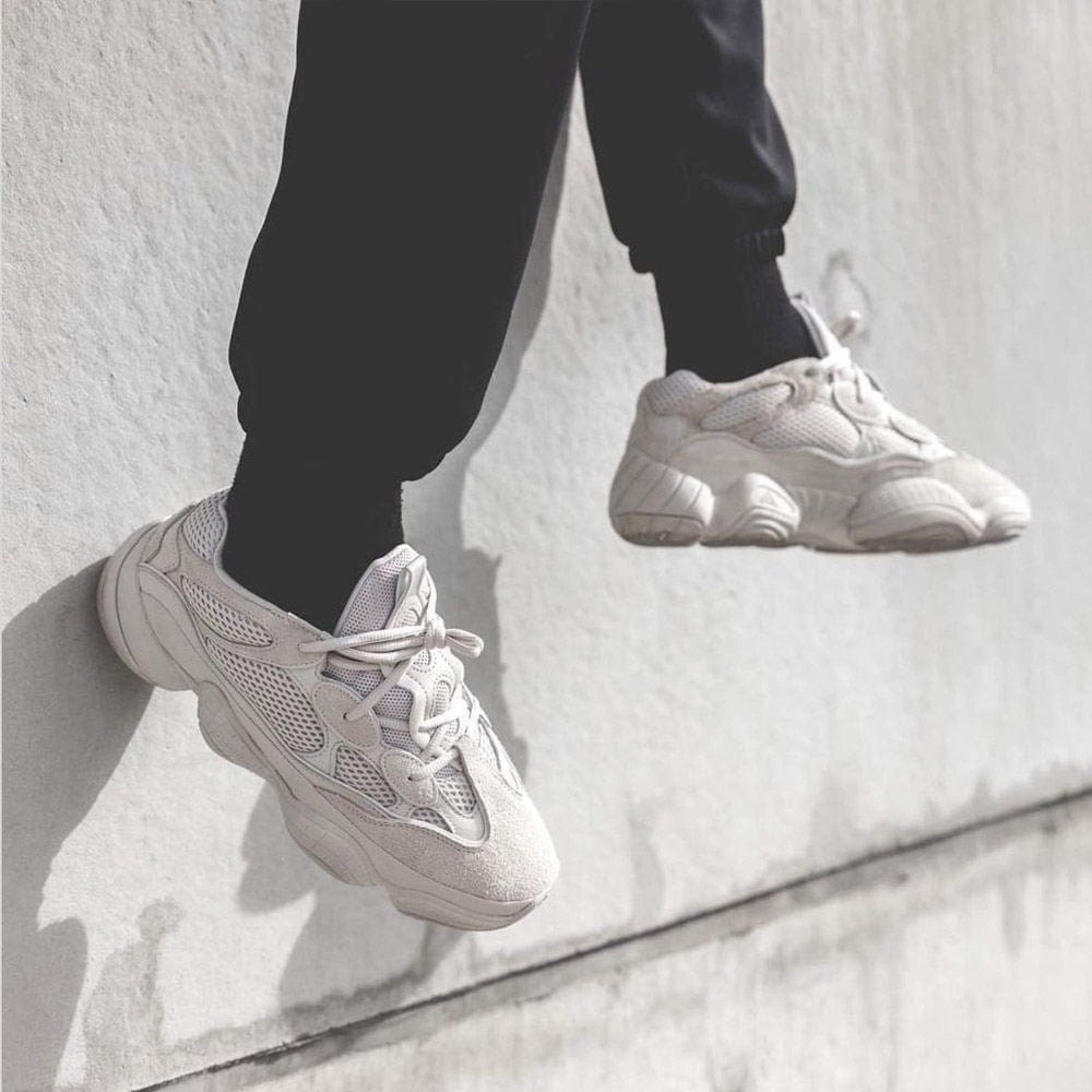 Adidas yeezy 500 bone white leather best sale