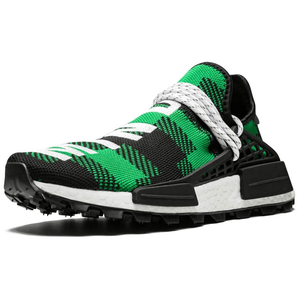 Pharrell x Billionaire Boys Club x NMD Human Race Trail Green Plaid Kick Game