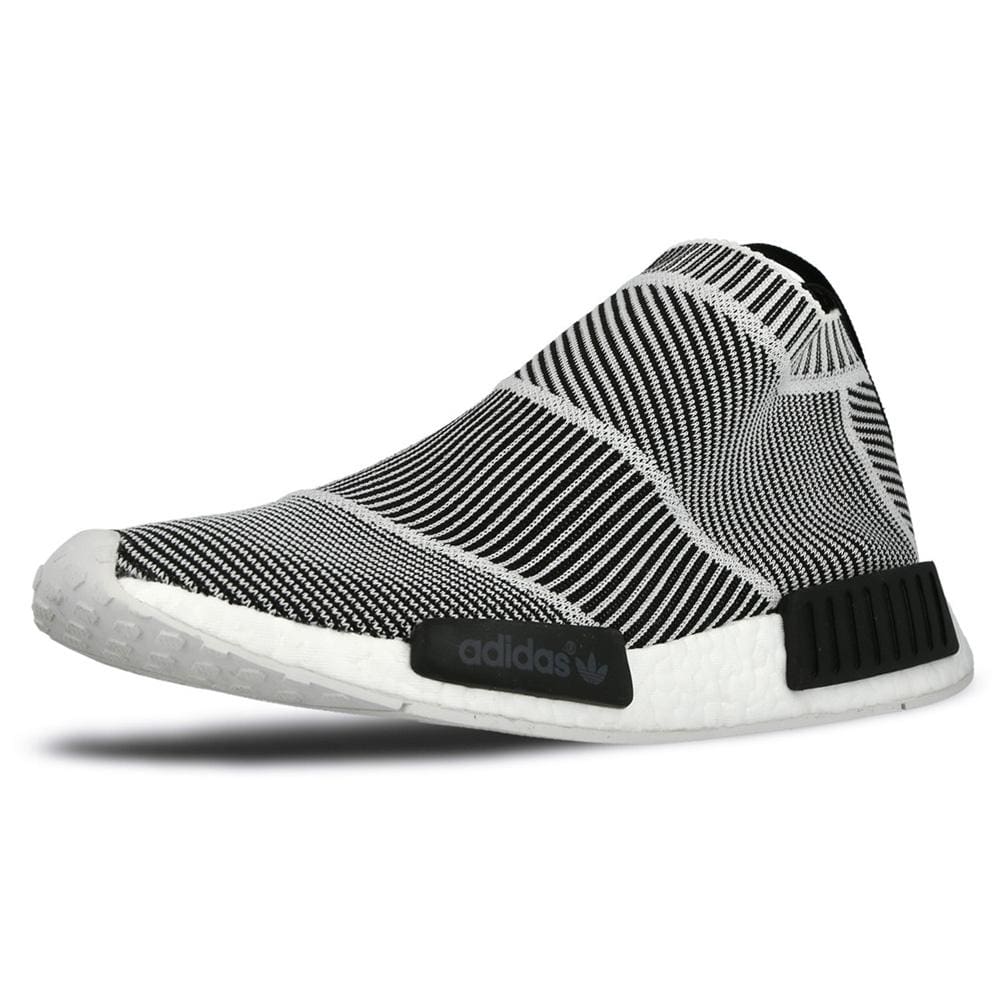 ADIDAS NMD CITY SOCK PRIMEKNIT Core Black & Vintage White — Kick Game