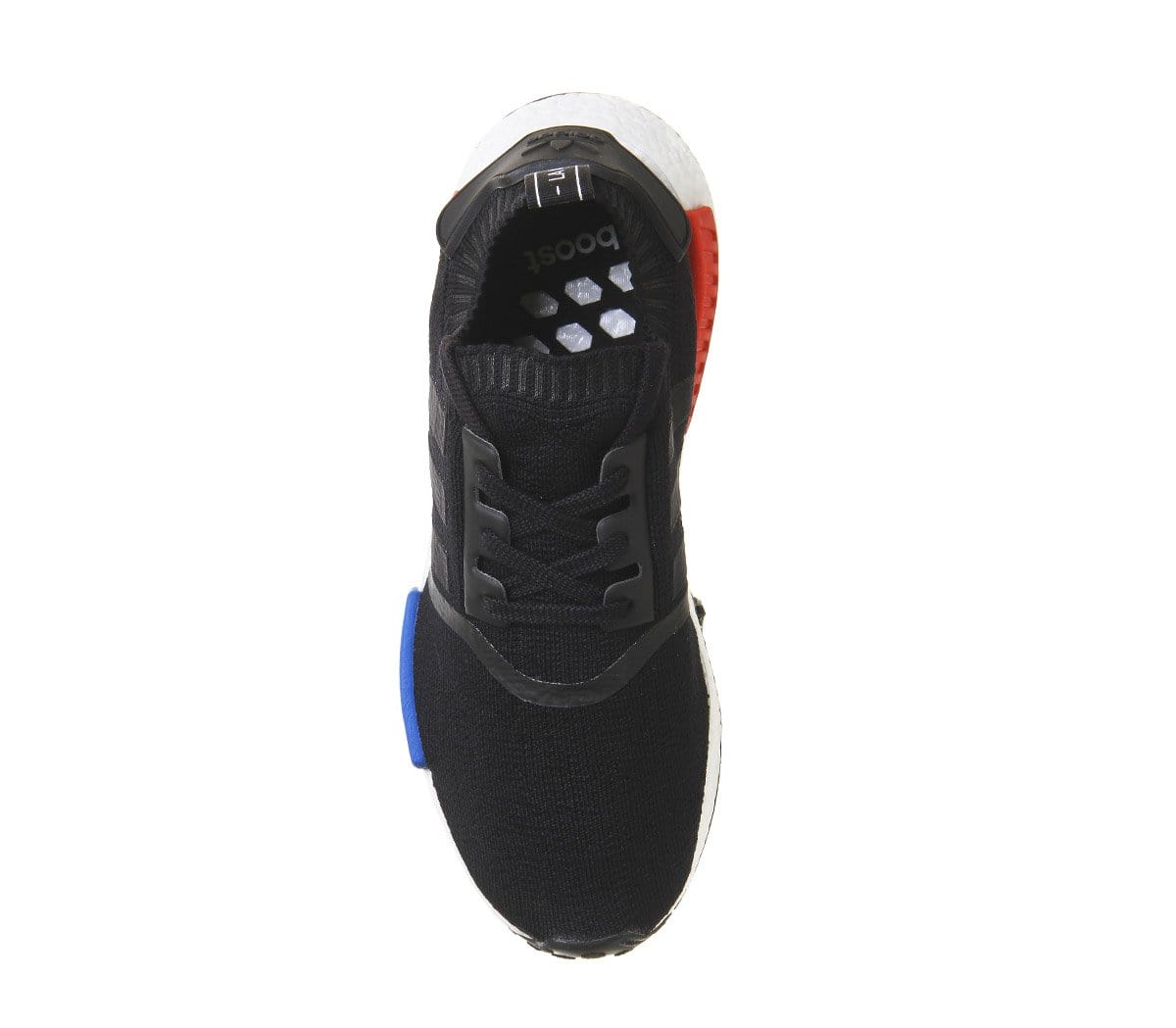 Nmd r1 core black lush red and clearance blue