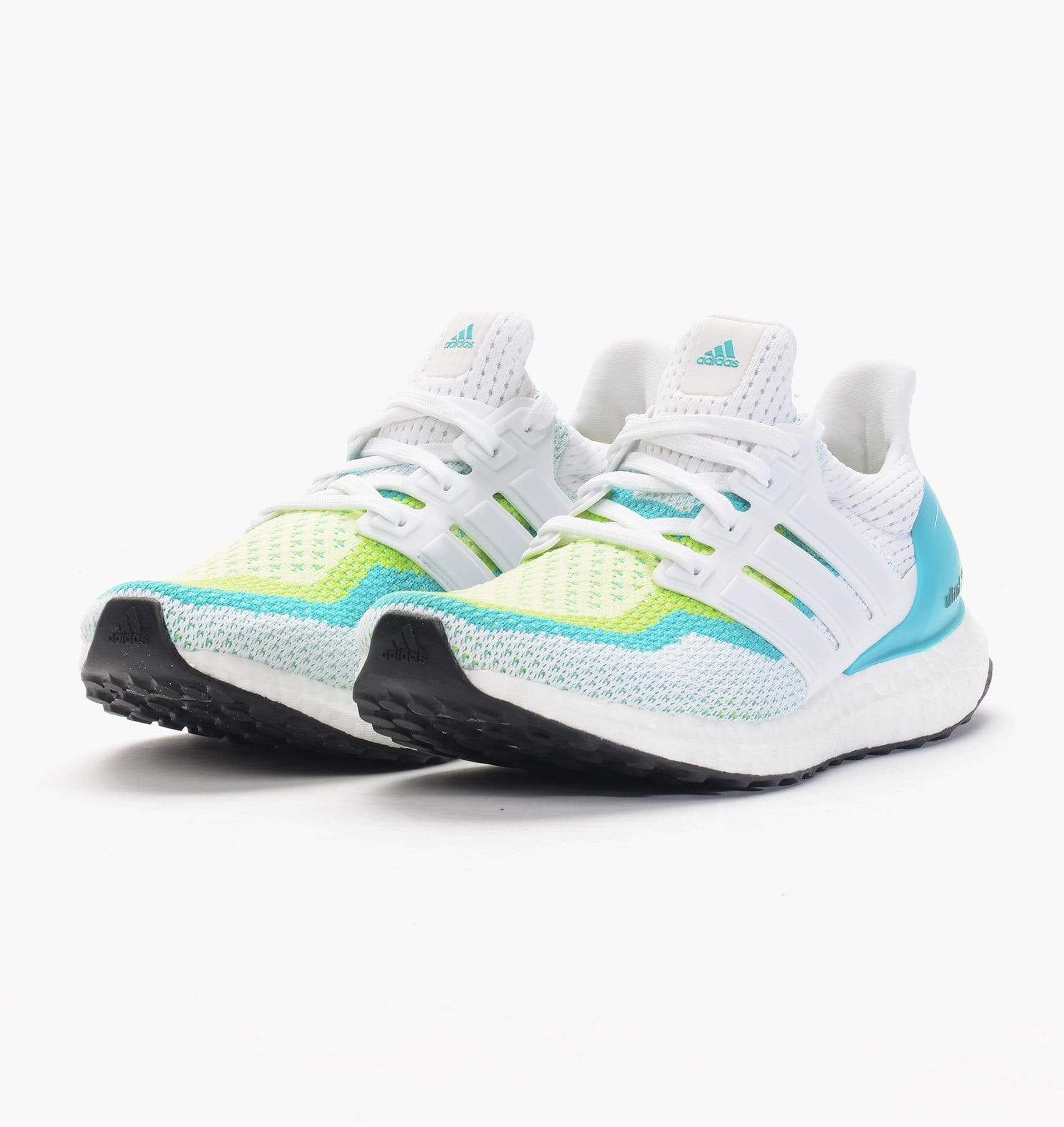 ADIDAS ULTRA BOOST Halo White Semi Solar Slime Kick Game