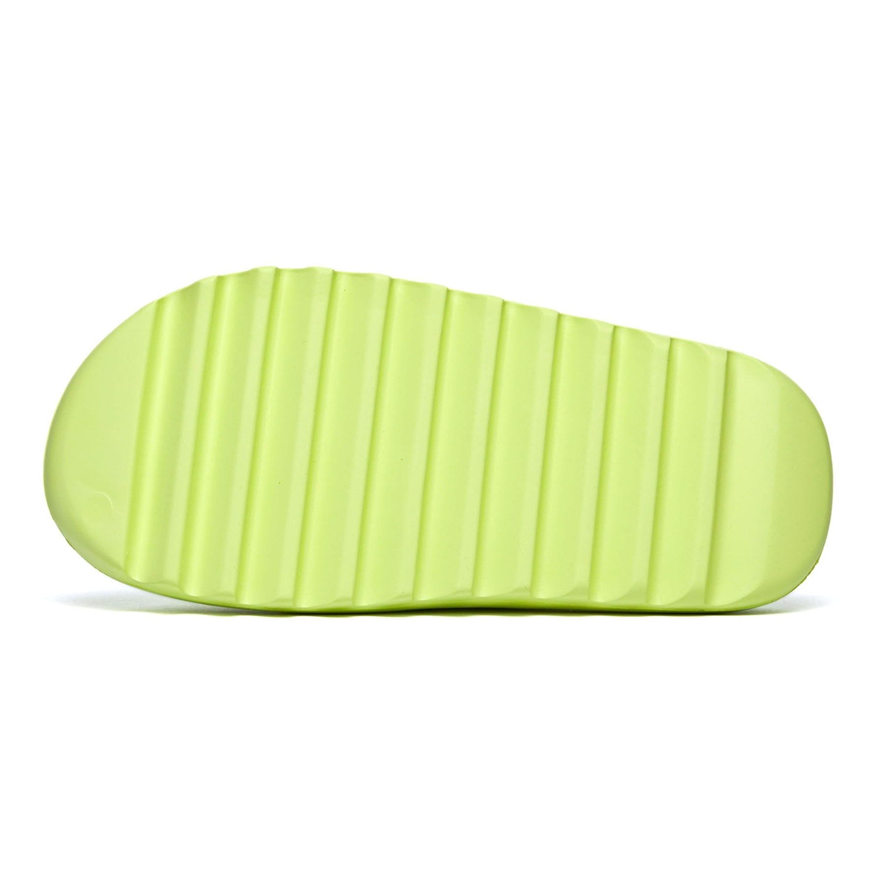 Lime green adidas slides hot sale