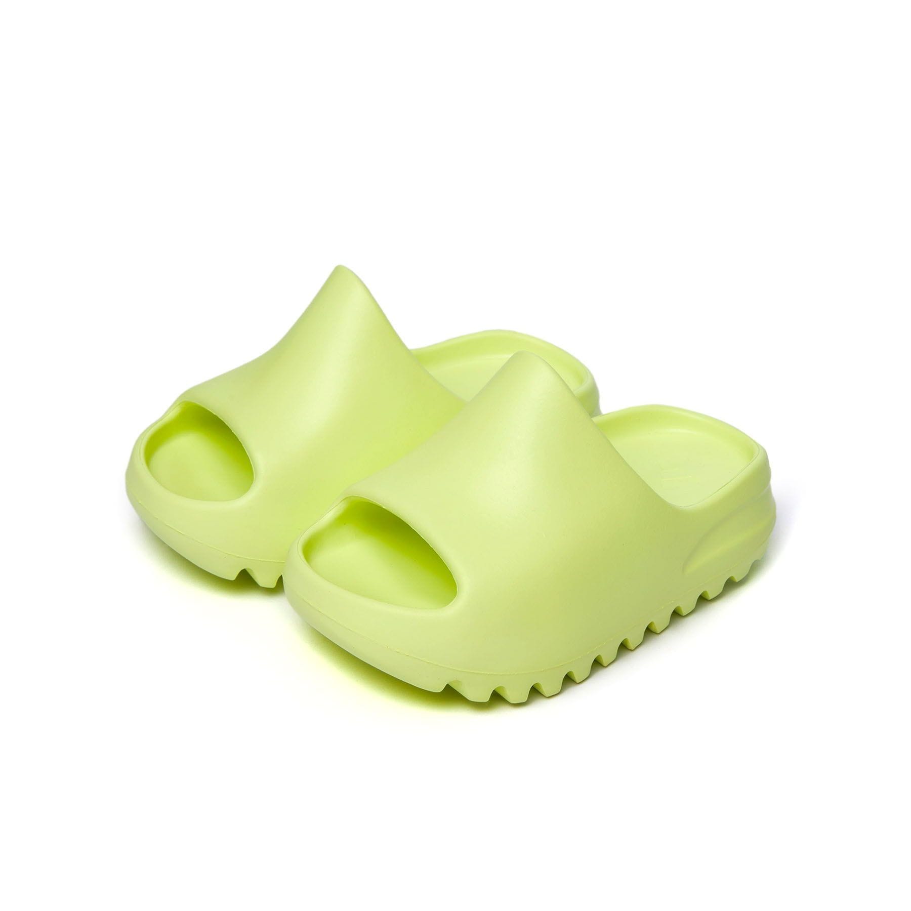 adidas Yeezy Slide Kids Glow Green Kick Game