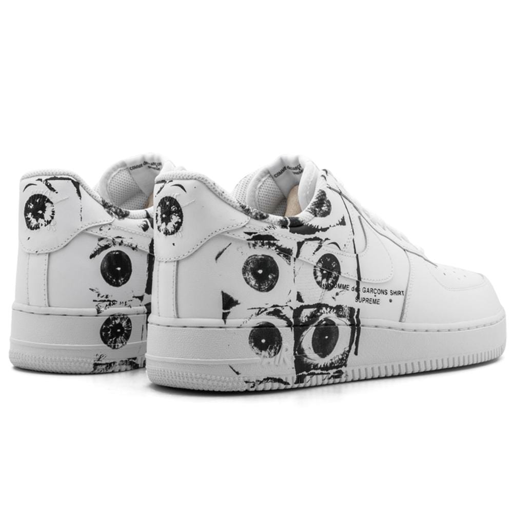 Cdg on sale af1 white