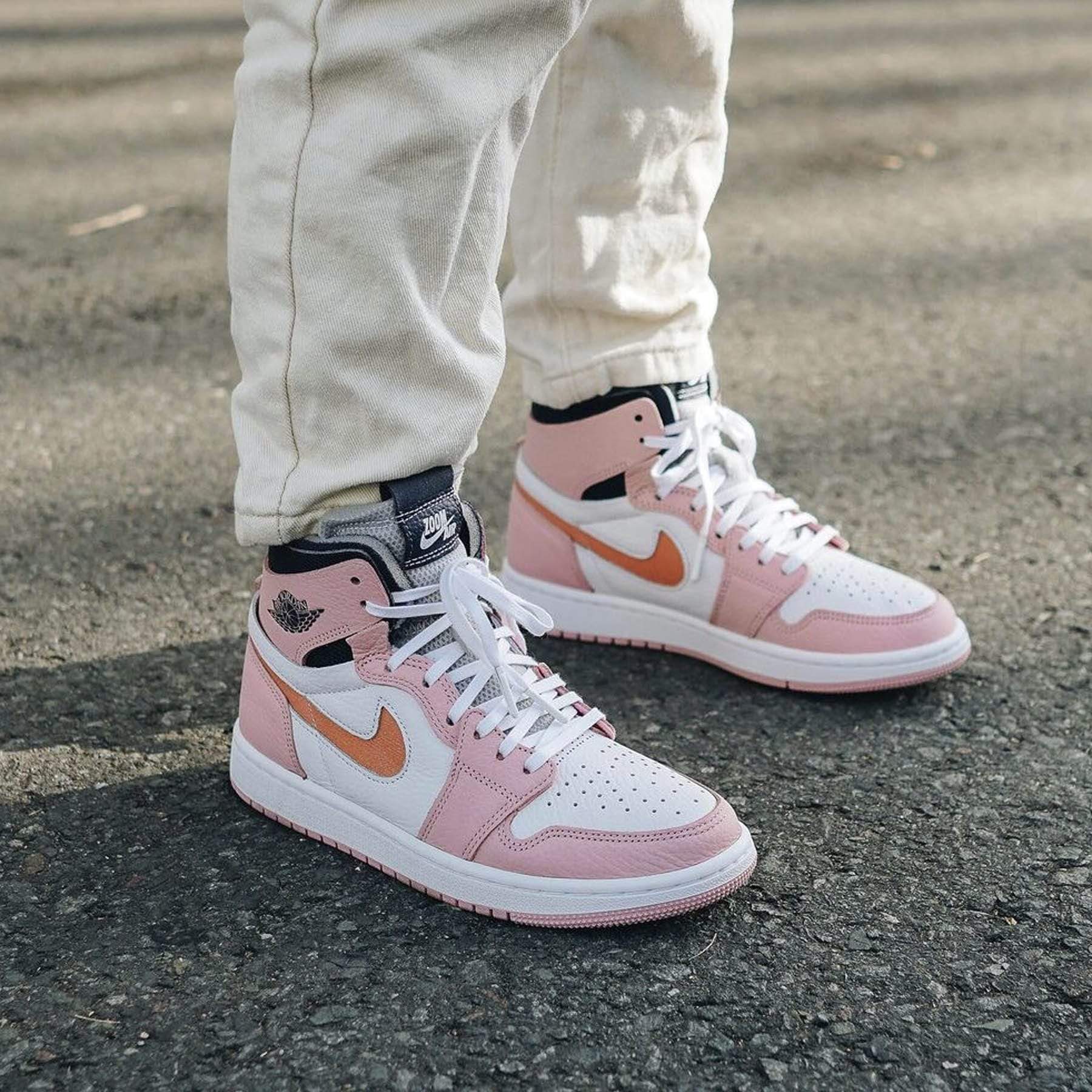 Air Jordan 1 High Zoom Wmns Pink Glaze Kick Game