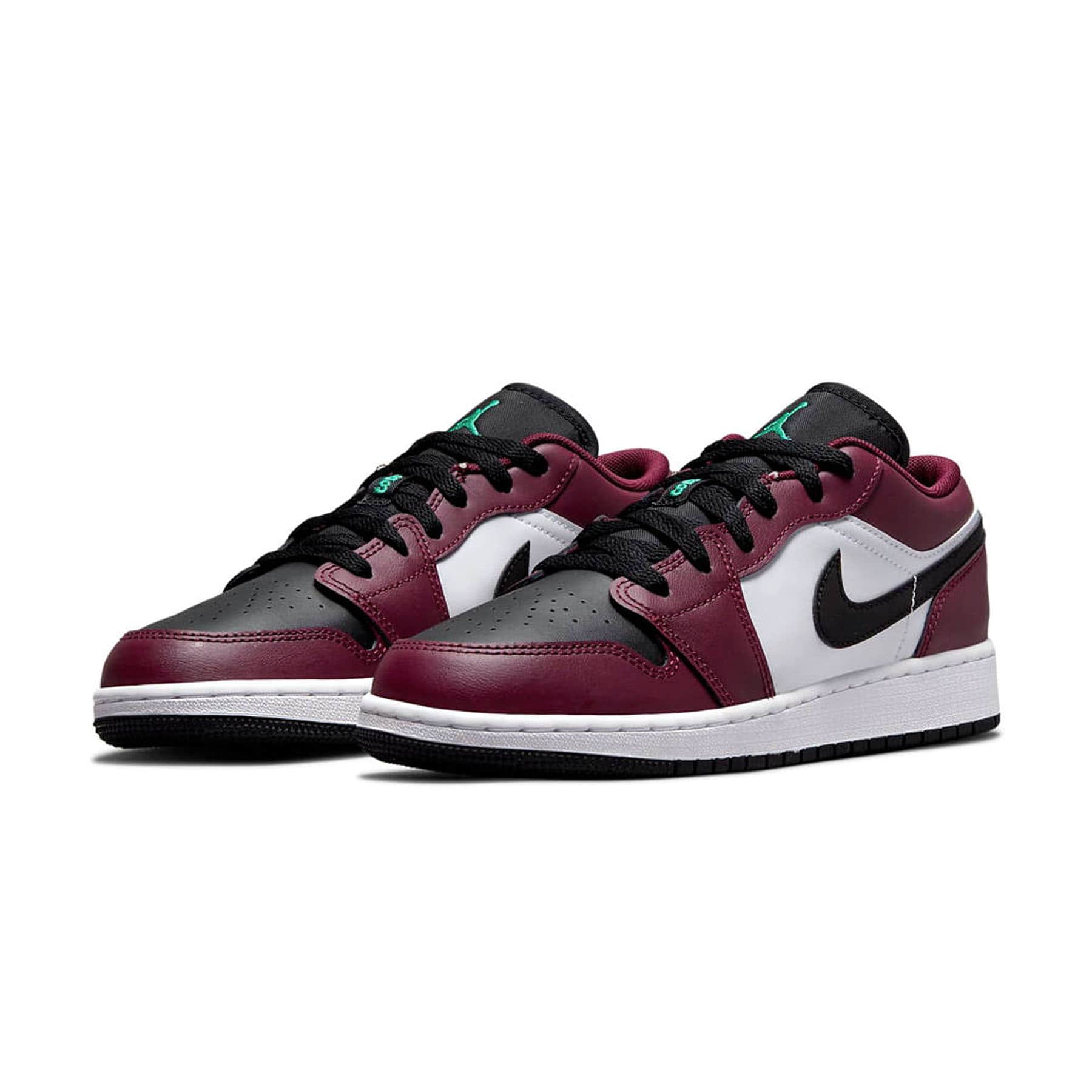 Air Jordan 1 Low GS Dark Beetroot Roma Green
