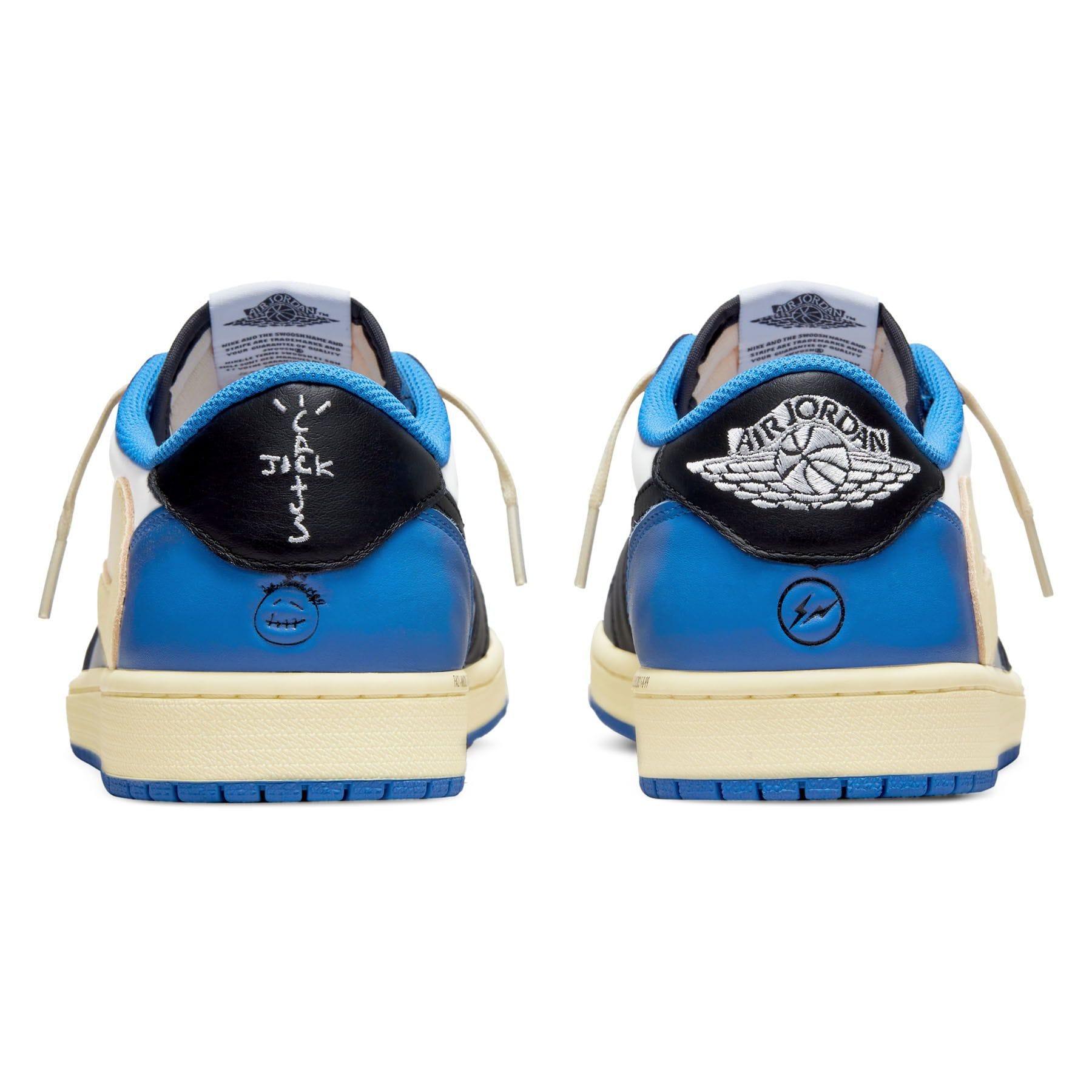 Fragment Design x Travis Scott x Air Jordan 1 Retro Low — Kick Game