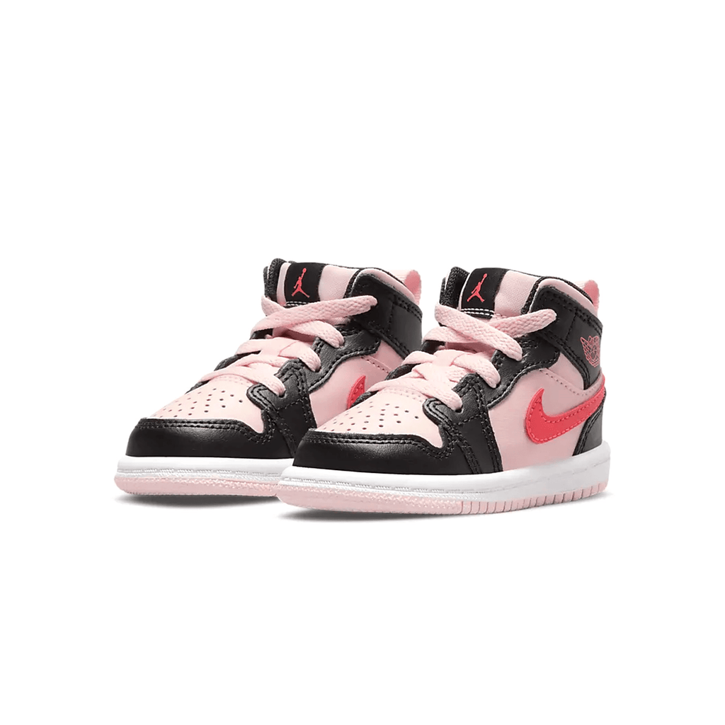 Air Jordan 1 Mid TD 'Black Pink Crimson' - Kick Game