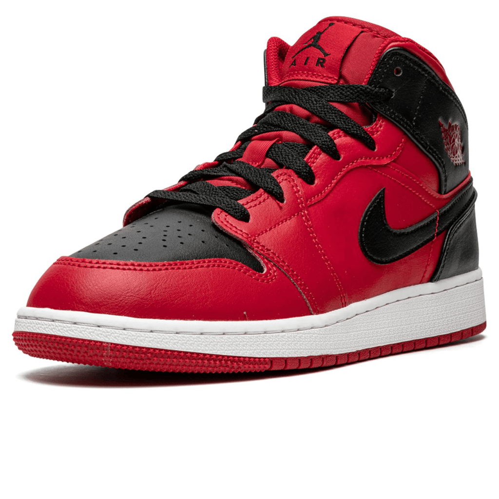 Air Jordan 1 Mid GS 'Black Gym Red' - Kick Game