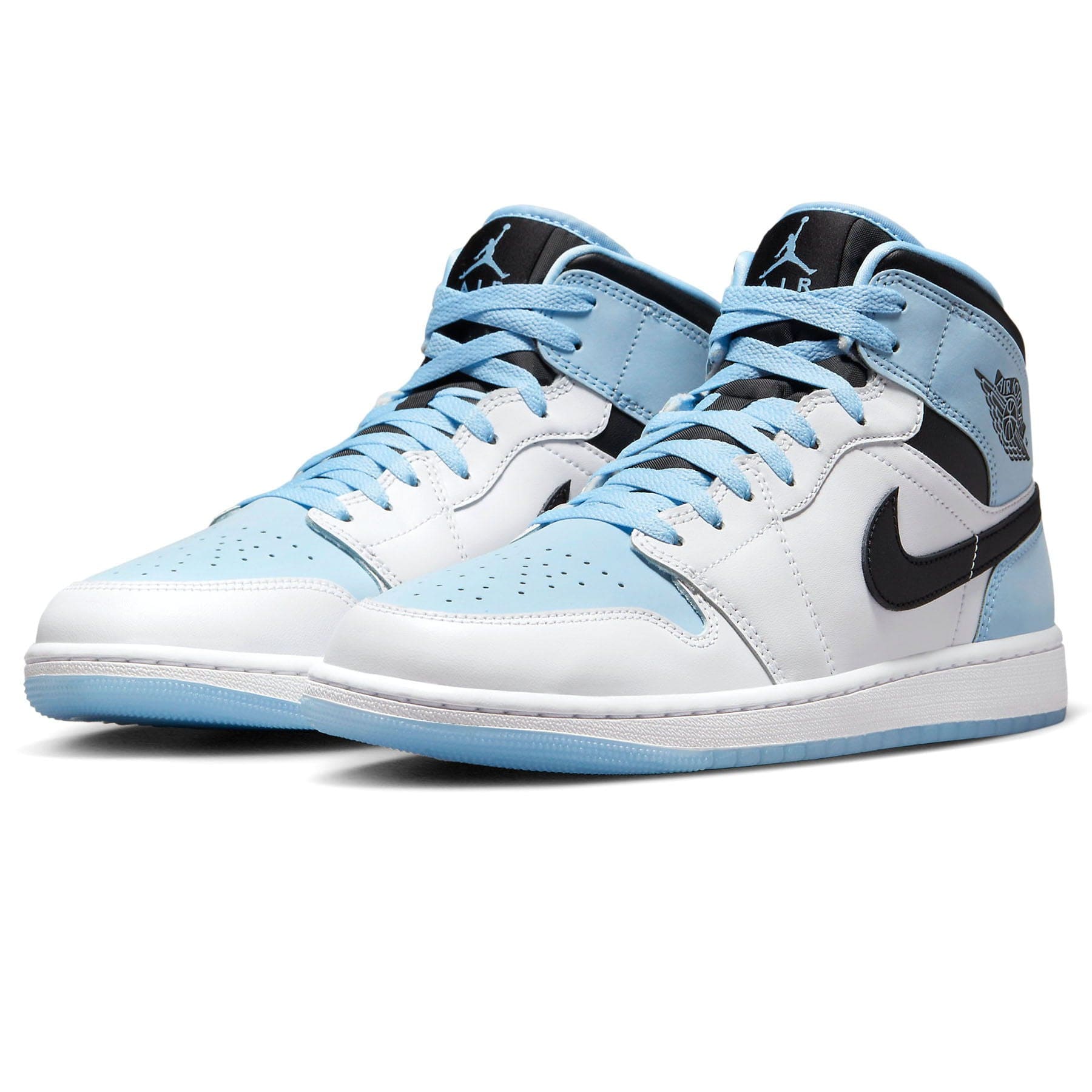 Jordan 1 shop blue and white