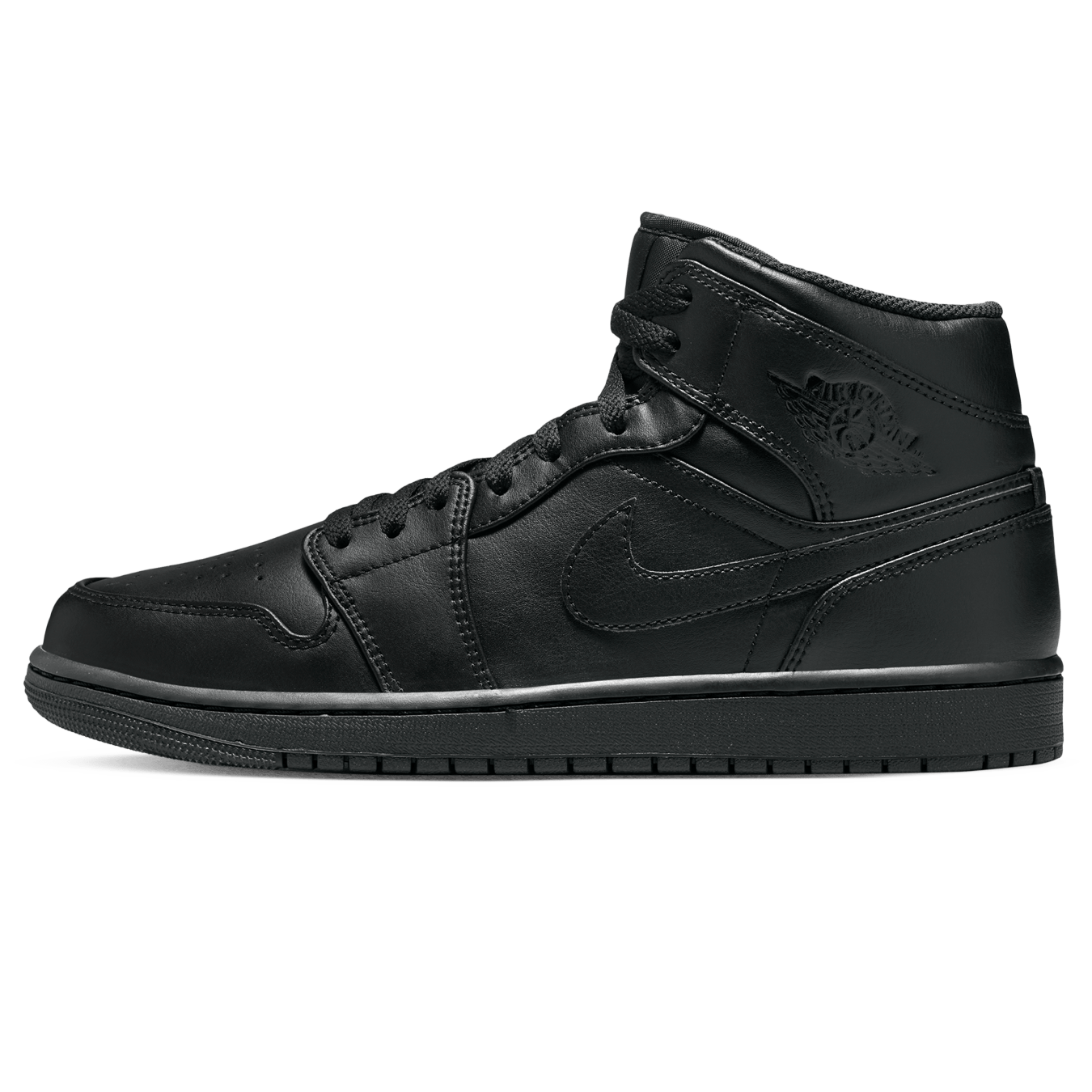 Air Jordan 1 Mid 'Triple Black' 2022 — Kick Game