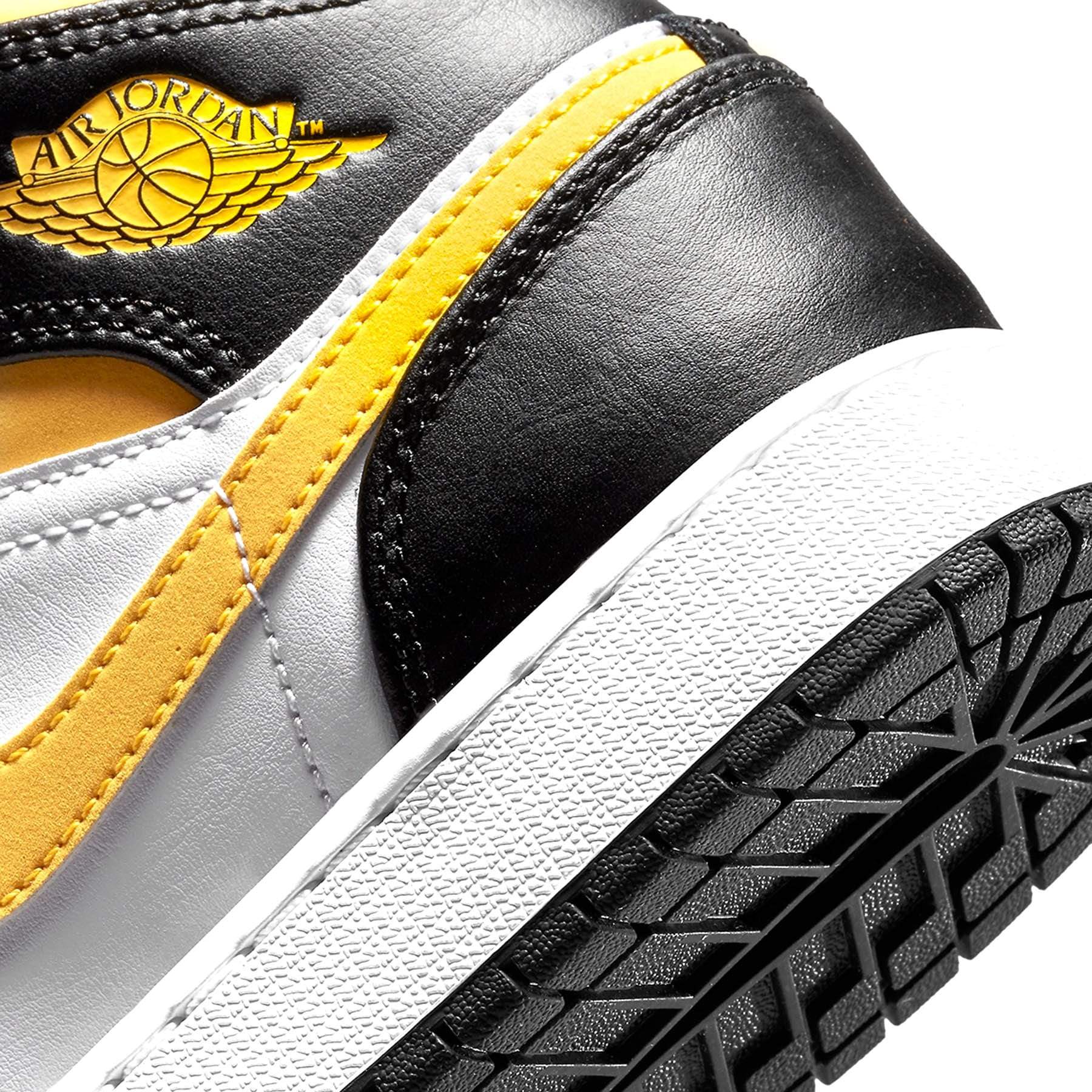 Air Jordan 1 Mid GS 'White Pollen Black' — Kick Game