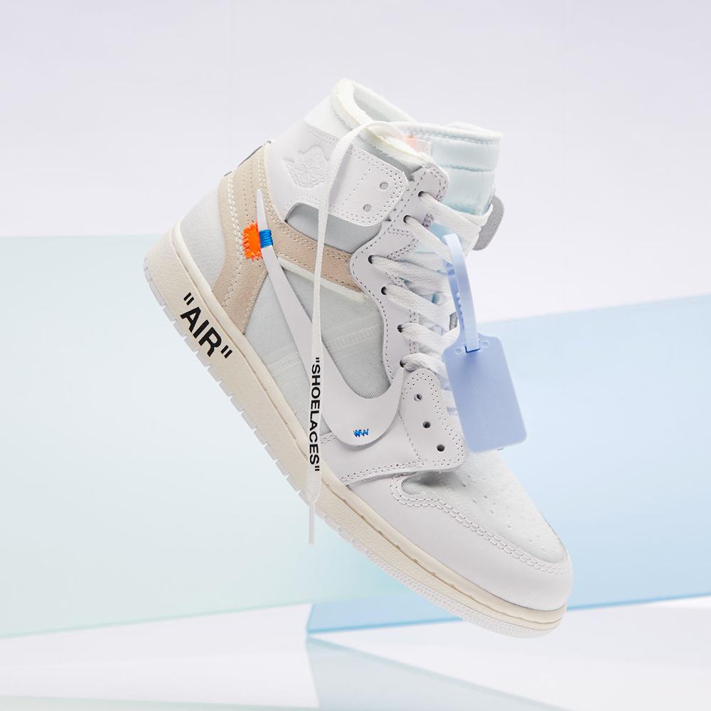 Nike jordan 1 sales off white white