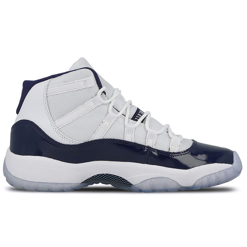 Air Jordan 11 Retro GS White Midnight Navy Win like 82 Kick Game