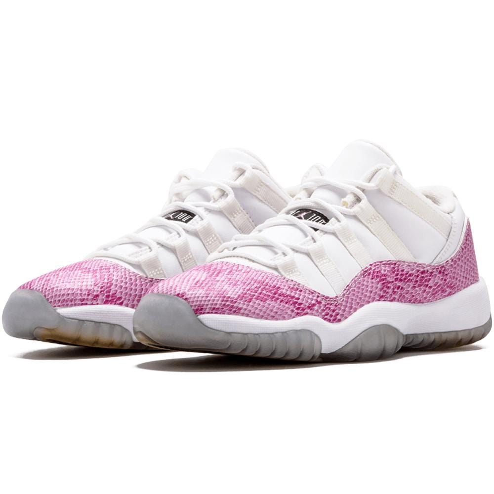 Jordan 11 snakeskin pink best sale grade school