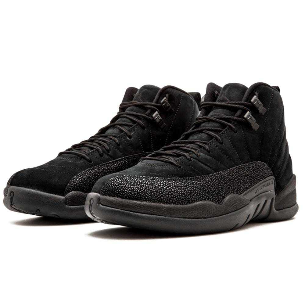 Jordan 12 cheap black ovo